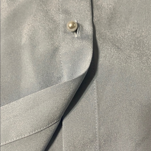 Karl Lagerfeld Paris Pearl Collar Blouse - Picture 13 of 15